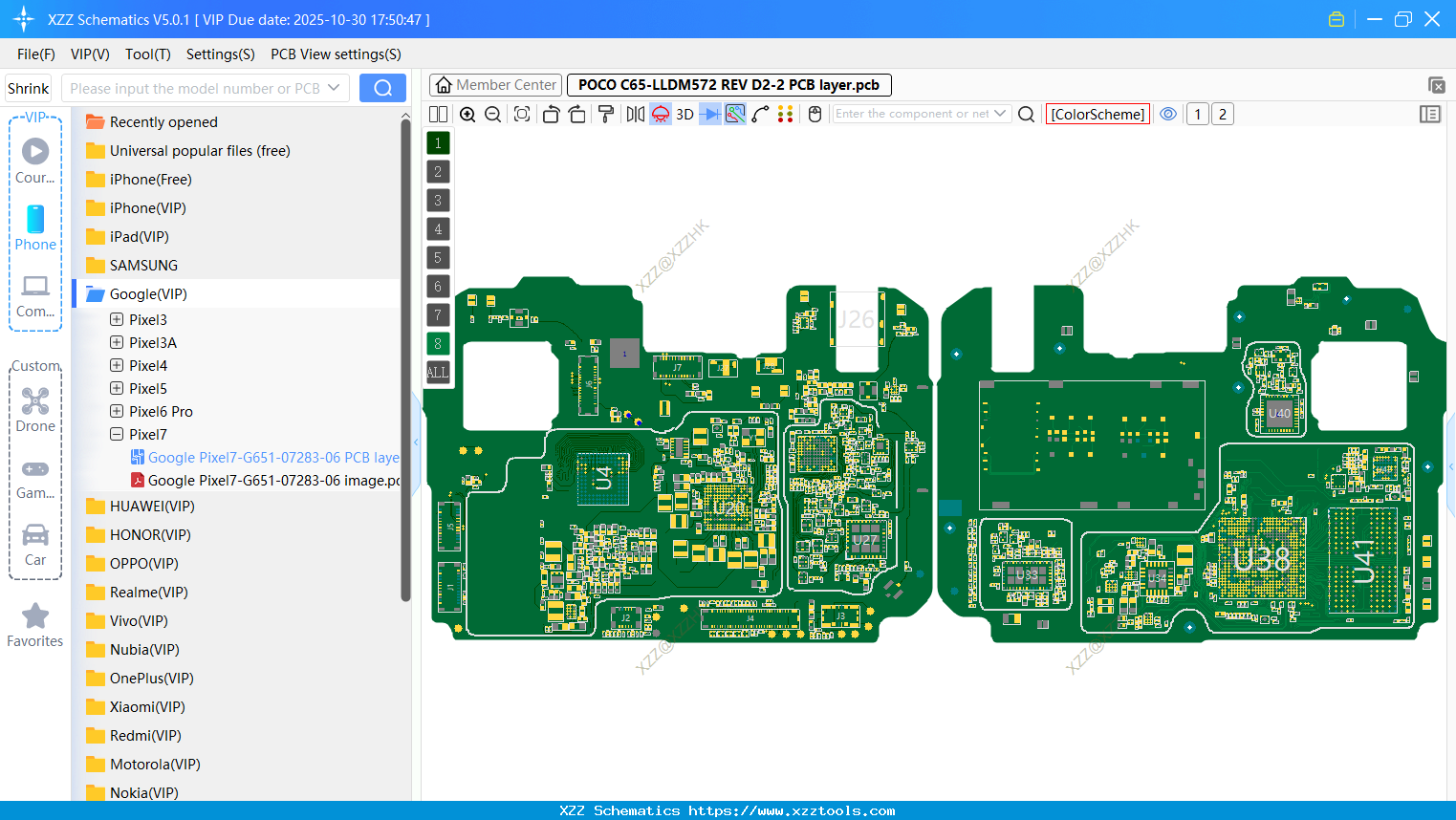 POCO C65-LLDM572 REV D2-2 PCB Layer